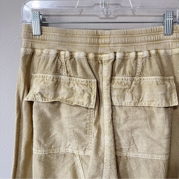 Anthropologie Daily Practice Evergreen Utility Cargo Pants Gold Size XS Relaxed - Picture 11 of 14